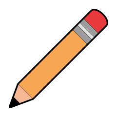pencil school isolated icon vector illustration design