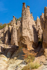 Obraz premium Amazing Autumn Landscape of Rock Formation Devil's town in Radan Mountain, Serbia