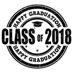 Class of 2018 stamp