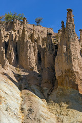 Fototapeta premium Amazing Autumn Landscape of Rock Formation Devil's town in Radan Mountain, Serbia