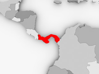 Map of Panama