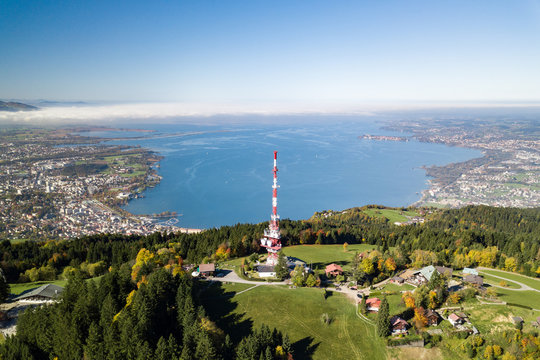 Blick vom Pf&auml;nder auf den Bodensee