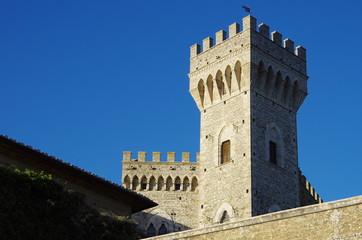 Fototapeta na wymiar The castle of San Casciano dei Bagni