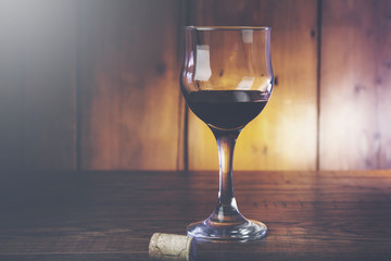glass of  red wine