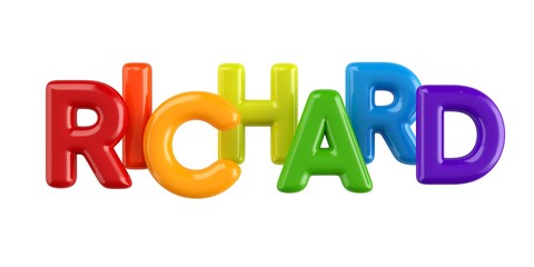 Bubbletext Name Richard