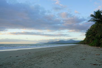 The Four Mile Beach overlooking the Coral Sea in Port Douglas, Australia