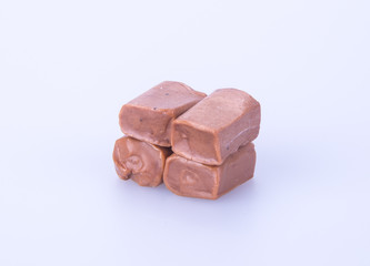 candies. caramel candies. caramel candies on a background. caramel candies on a background