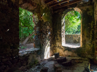 Crumbling Ruin - Sugar Mill, Reef Bay, St. John