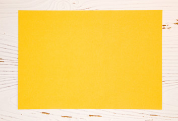 Background Blank Paper on a Wooden Background