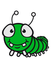 klein baby kind süß wurm krabbeln schnecke kriechen raupe schlange süß niedlich comic cartoon