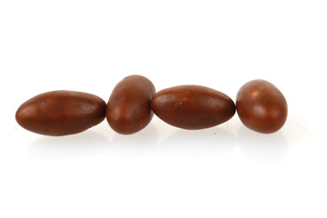 Candy on a white background