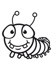 klein baby kind süß wurm krabbeln schnecke kriechen raupe schlange süß niedlich comic cartoon