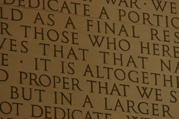 Gettysburg Address - That That - obrazy, fototapety, plakaty