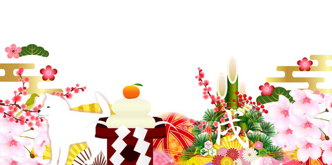 戌　年賀状　新年　背景