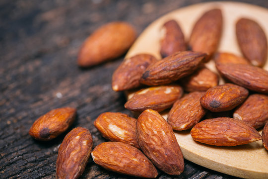 Almonds Nut a popular tree nut with important health benefits nutrients