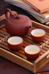 Close-up of traditional Chinese tea