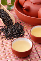 Close-up of traditional Chinese tea