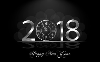 Happy New Year 2017. Vector background
