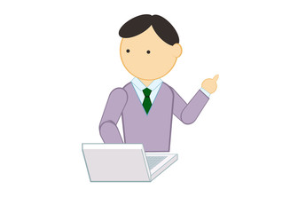 スーツの人解説アイコン