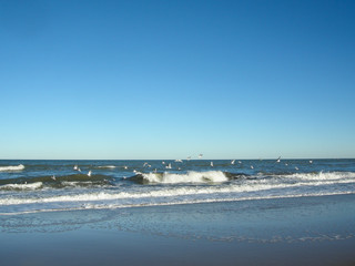 Nordstrand im Ostseebad Göhren im Winter