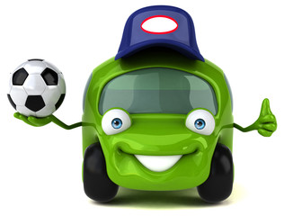 Fun car - 3D Illustration