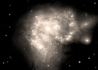 galaxy in a free space