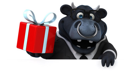 Black bull - 3D Illustration