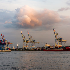 docks de Hambourg, nuage toxique ?