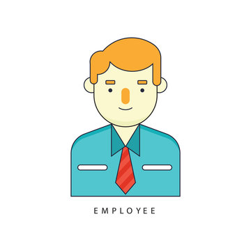 Employment icon work design bussines illustration