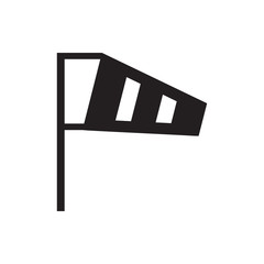 wind cone icon illustration