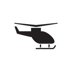 helicopter icon illustration