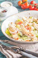 Delicious caesar salad