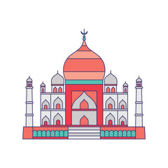 Landmark of the world icon desain illustration