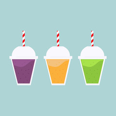 Smoothies cocktail drink
