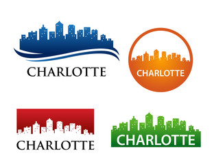 Charlotte Skyline Logo Template