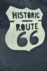 Stickers meubles Route 66 Ancien panneau de la Route 66.