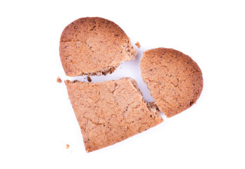 Cookies. Broken heart