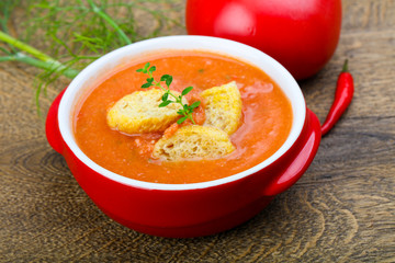Gazpacho tomato soup
