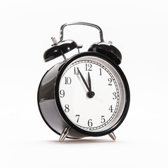 The Alarm Clock Isolated On The White