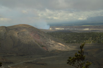 Beautiful Landscapes Of Extinct Lava Rivers. Big Island, Hawai, USA. EEUU.