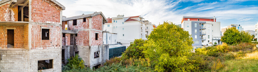 houses under construction