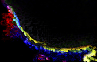 Dark abstract background. Space for text.