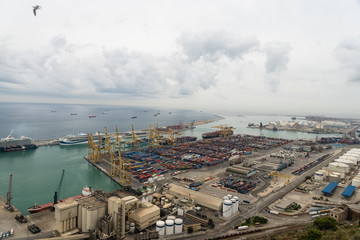 Obraz premium Port of Barcelona, Spain