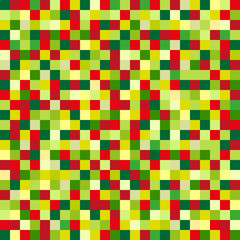 Happy New Year. Background. Seamless texture. Multicolored pattern. Abstract geometric wallpaper of the surface. Bright colors. Print for polygraphy, t-shirts and textiles. Doodle. Ecological colors