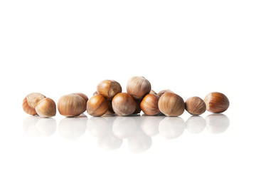 nuts isolated on white background