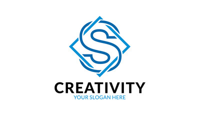 Fototapeta premium S Letter Logo
