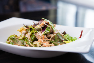 Chicken and noodle salad