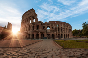 Naklejka na ściany i meble Colosseum amphitheater in Rome