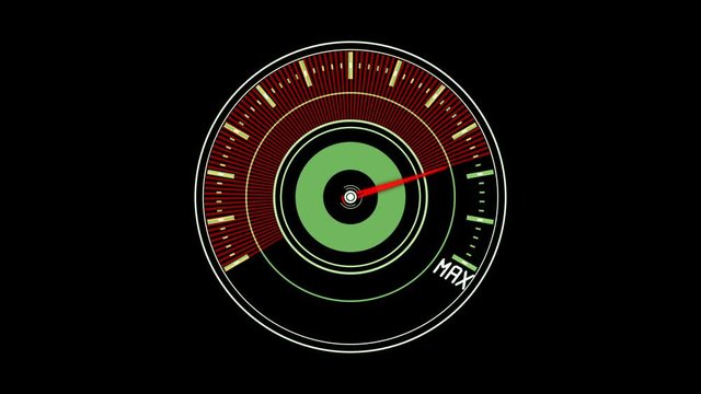 speedometer display-max with alpha channel