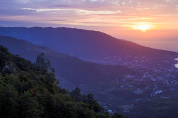 Fototapeta premium mount sunrise